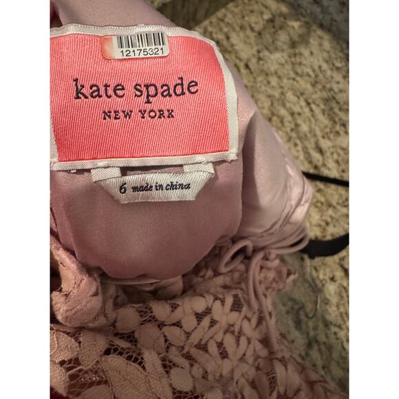 kate spade New York Flora Lace Ruffle Dress, Size 4 or 6, MSRP $428 - Picture 10 of 11